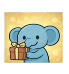 キラキラきばのゾウ@SFW（個別スタンプ：16）