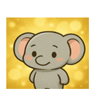 キラキラきばのゾウ@SFW（個別スタンプ：17）