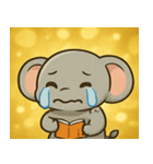 キラキラきばのゾウ@SFW（個別スタンプ：19）