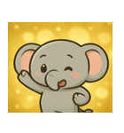 キラキラきばのゾウ@SFW（個別スタンプ：20）