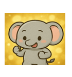 キラキラきばのゾウ@SFW（個別スタンプ：22）