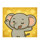 キラキラきばのゾウ@SFW（個別スタンプ：23）