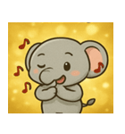 キラキラきばのゾウ@SFW（個別スタンプ：24）