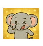 キラキラきばのゾウ@SFW（個別スタンプ：29）