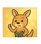 キラキラぽっけのカンガルー@SFW（個別スタンプ：7）