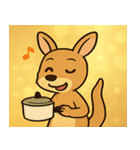 キラキラぽっけのカンガルー@SFW（個別スタンプ：9）