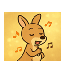 キラキラぽっけのカンガルー@SFW（個別スタンプ：13）