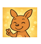 キラキラぽっけのカンガルー@SFW（個別スタンプ：19）