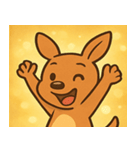 キラキラぽっけのカンガルー@SFW（個別スタンプ：20）
