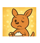 キラキラぽっけのカンガルー@SFW（個別スタンプ：21）