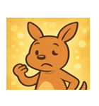 キラキラぽっけのカンガルー@SFW（個別スタンプ：22）