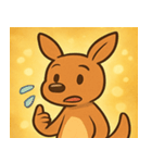 キラキラぽっけのカンガルー@SFW（個別スタンプ：26）