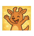 キラキラぽっけのカンガルー@SFW（個別スタンプ：28）