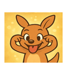 キラキラぽっけのカンガルー@SFW（個別スタンプ：29）