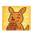 キラキラぽっけのカンガルー@SFW（個別スタンプ：30）