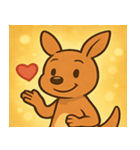 キラキラぽっけのカンガルー@SFW（個別スタンプ：31）