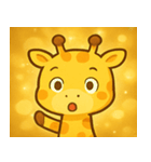 キラキラなが～いキリン@SFW（個別スタンプ：2）