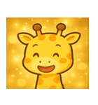 キラキラなが～いキリン@SFW（個別スタンプ：3）