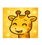 キラキラなが～いキリン@SFW（個別スタンプ：17）