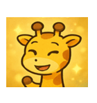 キラキラなが～いキリン@SFW（個別スタンプ：21）