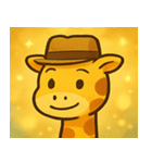 キラキラなが～いキリン@SFW（個別スタンプ：24）