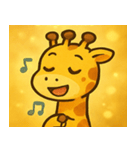 キラキラなが～いキリン@SFW（個別スタンプ：25）