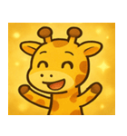 キラキラなが～いキリン@SFW（個別スタンプ：28）