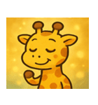 キラキラなが～いキリン@SFW（個別スタンプ：31）