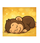 キラキラにっこりチンパンジー@SFW（個別スタンプ：7）