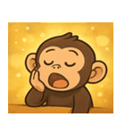 キラキラにっこりチンパンジー@SFW（個別スタンプ：10）