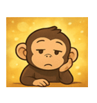 キラキラにっこりチンパンジー@SFW（個別スタンプ：11）