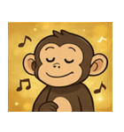 キラキラにっこりチンパンジー@SFW（個別スタンプ：27）
