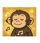 キラキラにっこりチンパンジー@SFW（個別スタンプ：31）