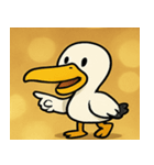 キラキラくちばしのペリカン@SFW（個別スタンプ：7）
