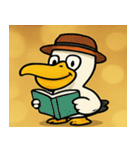キラキラくちばしのペリカン@SFW（個別スタンプ：11）