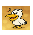 キラキラくちばしのペリカン@SFW（個別スタンプ：13）