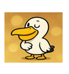 キラキラくちばしのペリカン@SFW（個別スタンプ：14）