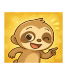 キラキラおめめのスローロリス@SFW（個別スタンプ：6）