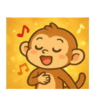 キラキラしっぽのサル@SFW（個別スタンプ：13）