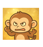 キラキラしっぽのサル@SFW（個別スタンプ：19）