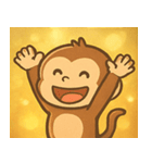 キラキラしっぽのサル@SFW（個別スタンプ：23）