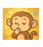 キラキラしっぽのサル@SFW（個別スタンプ：27）
