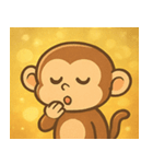 キラキラしっぽのサル@SFW（個別スタンプ：28）