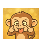 キラキラしっぽのサル@SFW（個別スタンプ：29）