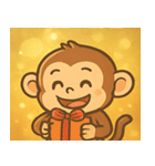 キラキラしっぽのサル@SFW（個別スタンプ：30）