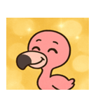 キラキラあしながフラミンゴ@SFW（個別スタンプ：3）