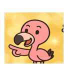 キラキラあしながフラミンゴ@SFW（個別スタンプ：7）