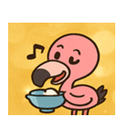 キラキラあしながフラミンゴ@SFW（個別スタンプ：9）