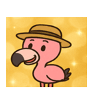 キラキラあしながフラミンゴ@SFW（個別スタンプ：12）