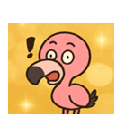 キラキラあしながフラミンゴ@SFW（個別スタンプ：14）